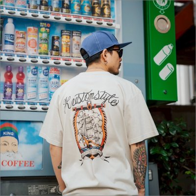 画像7: KustomStyle カスタムスタイル SHIP Tシャツ CREAM