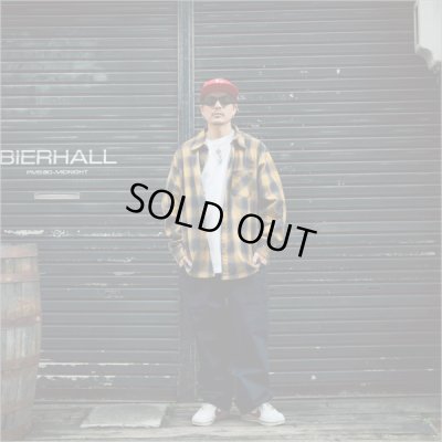 画像6: 【送料無料】KustomStyle カスタムスタイル ROOTED IN THE STREETS L/Sチェックシャツ YELLOW