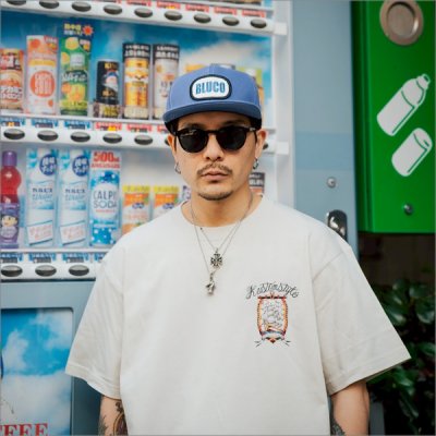 画像2: BLUCO ブルコ 6-PANELキャンバスキャップ -OVAL- BLUE