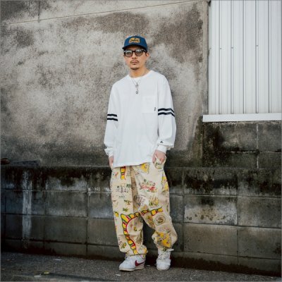 画像6: BLUCO ブルコ ドライコットン ポケットTシャツ L/S -Line- WHITE