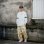 画像6: BLUCO ブルコ ドライコットン ポケットTシャツ L/S -Line- WHITE (6)
