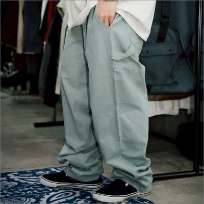 画像6: 【送料無料】COOKMAN クックマン Carpenter's パンツ Canvas Still Water