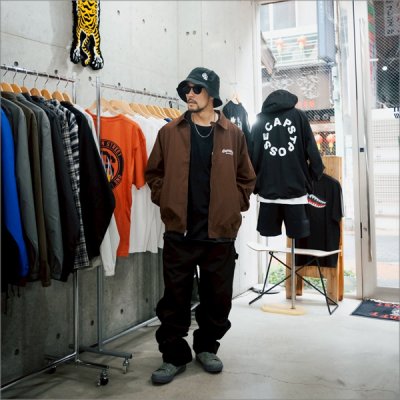 画像13: 【送料無料】CAPTAIN STREET CRN Logo JKT BROWN キャプテンストリート