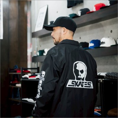 画像9: 【送料無料】SKULL SKATES スカルスケーツ Logo コーチJKT BLACK