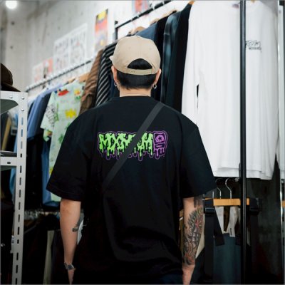 画像7: MxMxM マジカルモッシュミスフィッツ DORODORO MOSH MISFITS Tシャツ BLACK
