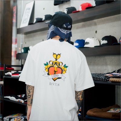 画像9: Deviluse デビルユース Heart Lock Tシャツ WHITE