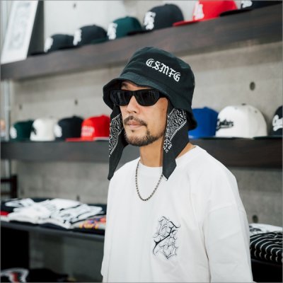 画像8: CAPTAIN STREET CSMFG バケットハット BLACK キャプテンストリート