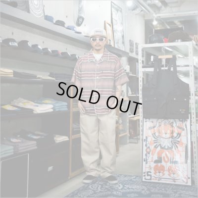 画像9: 【40％OFF】BLUCO ブルコ POOLSIDE SHIRT S/S -Mexican- BURGUNDY