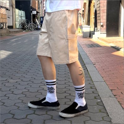 画像3: 【送料無料】COOKMAN クックマン Carpenter's ショーツ CREAM