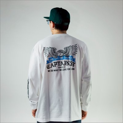 画像20: CAPTAIN STREET Eagle L/S Tシャツ WHITE キャプテンストリート