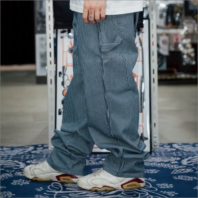 画像13: 【送料無料】COOKMAN クックマン Carpenter's パンツ HICKORY NAVY