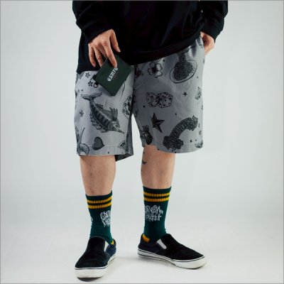 画像7: COOKMAN クックマン Chef ショーツ Old Tattoo GRAY