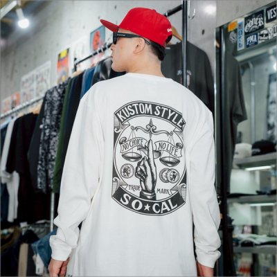画像13: KustomStyle カスタムスタイル RINPYO L/S Tシャツ WHITE