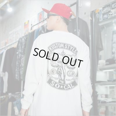 画像13: KustomStyle カスタムスタイル RINPYO L/S Tシャツ WHITE