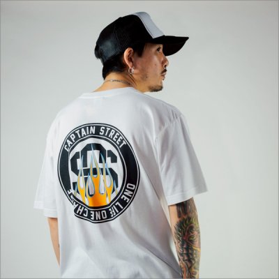 画像10: CAPTAIN STREET Flame eighty Tシャツ WHITE キャプテンストリート