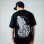 画像7: KustomStyle カスタムスタイル SKULL ROSE PRAYING HANDS Tシャツ BLACK (7)