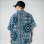 画像8: 【送料無料】KustomStyle カスタムスタイル NORM BANDANA S/S オープンカラーシャツ NAVY (8)