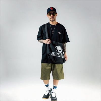画像7: 【送料無料】SKULL SKATES スカルスケーツ SKULLロゴショルダーバッグ BLACK/WHITE