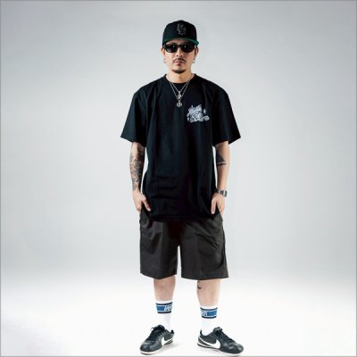 画像8: KustomStyle カスタムスタイル SKULL ROSE PRAYING HANDS Tシャツ BLACK