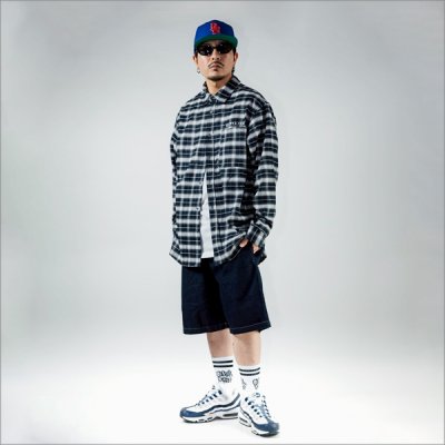 画像9: 【送料無料】CAPTAIN STREET CAPTAINST CHECK L/S シャツ BLACK キャプテンストリート
