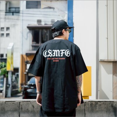 画像14: 【送料無料】CAPTAIN STREET CSMFG ベースボールシャツ BLACK キャプテンストリート