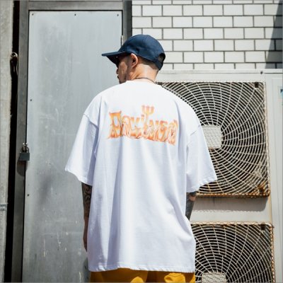 画像7: Deviluse デビルユース Flame Logo Tシャツ WHITE
