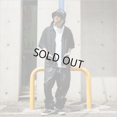 画像6: 【送料無料】KustomStyle カスタムスタイル LONGROOF S/S キューバシャツ BLACK