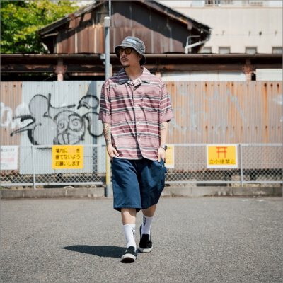 画像10: 【送料無料】BLUCO ブルコ POOLSIDE SHIRT S/S -Mexican- BURGUNDY
