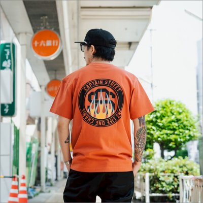 画像10: CAPTAIN STREET Flame eighty Tシャツ H.ORANGE キャプテンストリート