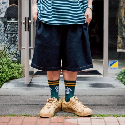 画像10: COOKMAN クックマン Chef ショーツ DENIM NAVY