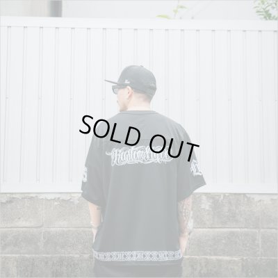 画像9: 【送料無料】KustomStyle カスタムスタイル FUCKIN' SCRIPT- FOOTBALL JERSEY BLACK