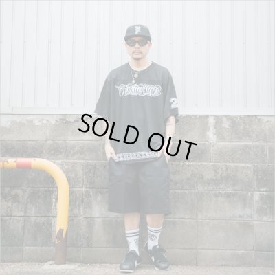 画像8: 【送料無料】KustomStyle カスタムスタイル FUCKIN' SCRIPT- FOOTBALL JERSEY BLACK