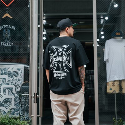 画像7: KustomStyle カスタムスタイル IRON CROSS 25th Tシャツ BLACK