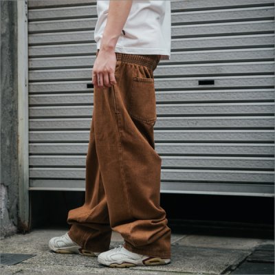 画像11: 【送料無料】COOKMAN クックマン Semiwide Chef パンツ DENIM BROWN