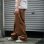 画像11: 【送料無料】COOKMAN クックマン Semiwide Chef パンツ DENIM BROWN (11)