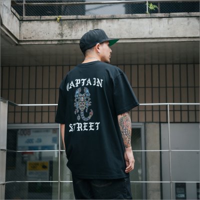 画像11: CAPTAIN STREET Scorpion Tシャツ BLACK キャプテンストリート