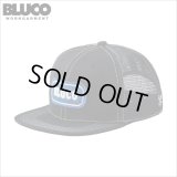 BLUCO ブルコ メッシュキャップ -PATCH- BLACK-BLACK