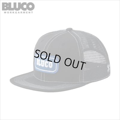 画像1: BLUCO ブルコ メッシュキャップ -PATCH- BLACK-BLACK