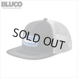 BLUCO ブルコ メッシュキャップ -PATCH- BLACK-GRAY