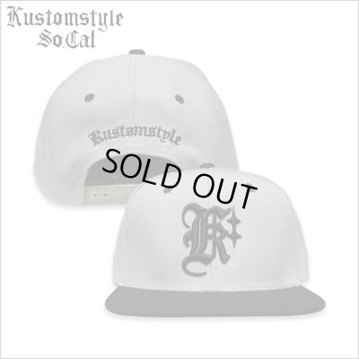 画像1: KustomStyle カスタムスタイル K DIA スナップバックCAP BLACK/GRAY
