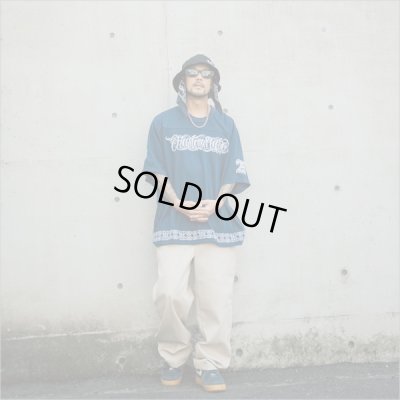 画像8: 【送料無料】KustomStyle カスタムスタイル FUCKIN' SCRIPT- FOOTBALL JERSEY NAVY