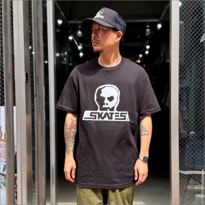 画像2: 【送料無料】SKULL SKATES スカルスケーツ BURBS Tシャツ BLACK/WHITE