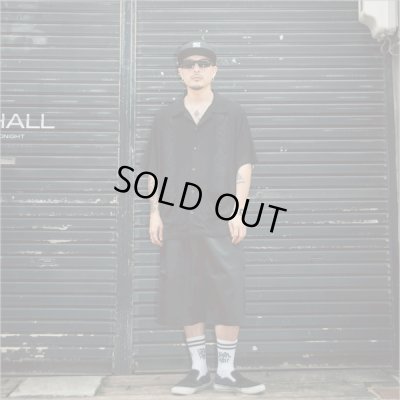 画像8: 【送料無料】KustomStyle カスタムスタイル LONGROOF S/S キューバシャツ BLACK