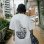 画像8: KustomStyle カスタムスタイル SKULL ROSE PRAYING HANDS Tシャツ WHITE (8)