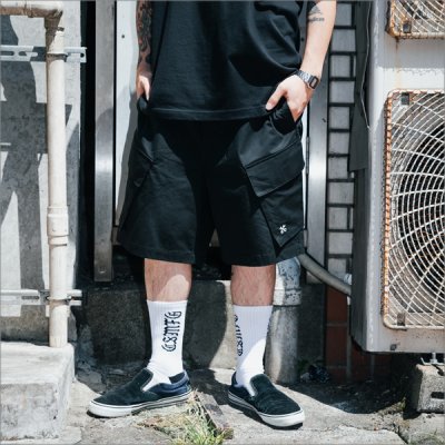 画像6: 【送料無料】BLUCO ブルコ スラントカーゴショーツ BLACK