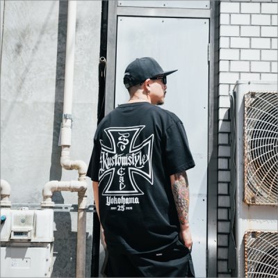 画像11: KustomStyle カスタムスタイル IRON CROSS 25th Tシャツ BLACK