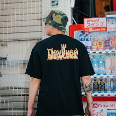 画像13: Deviluse デビルユース Flame Logo Tシャツ BLACK