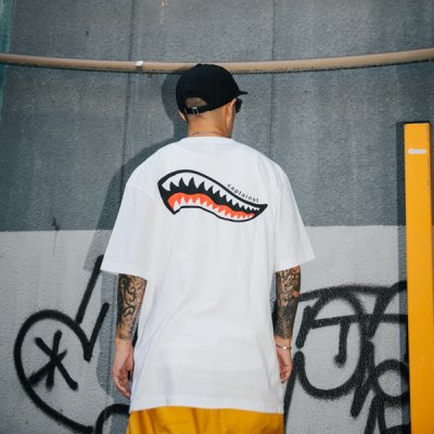 画像16: CAPTAIN STREET Shark Mouth Tシャツ WHITE キャプテンストリート