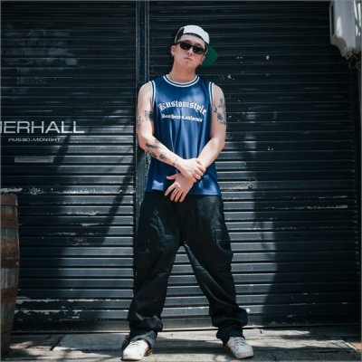 画像12: 【送料無料】KustomStyle カスタムスタイル GARDEN GROVEBASKET TANK JERSEY NAVY