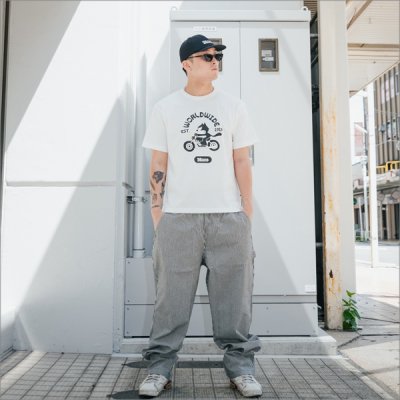 画像7: BLUCO×FELIX プリントTシャツ World Wide WHITE